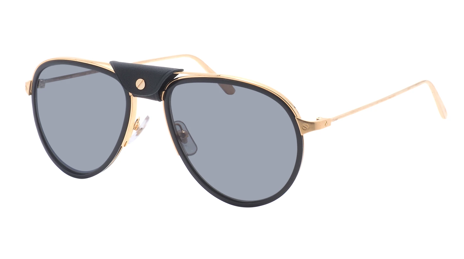 Мужские солнцезащитные очки Cartier 0098S 001 оригинальный размер фото 1