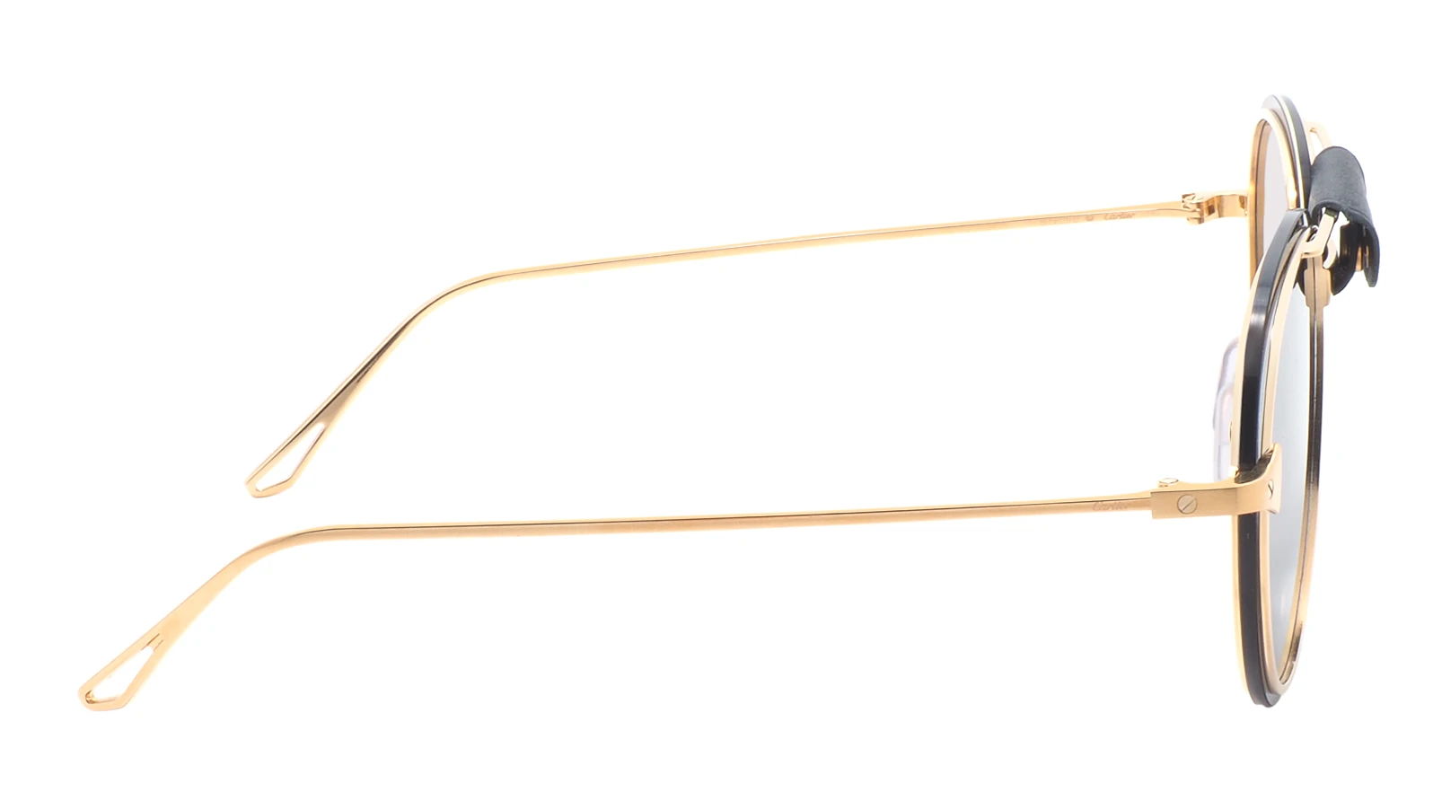 Мужские солнцезащитные очки Cartier 0242S 001 оригинальный размер фото 3