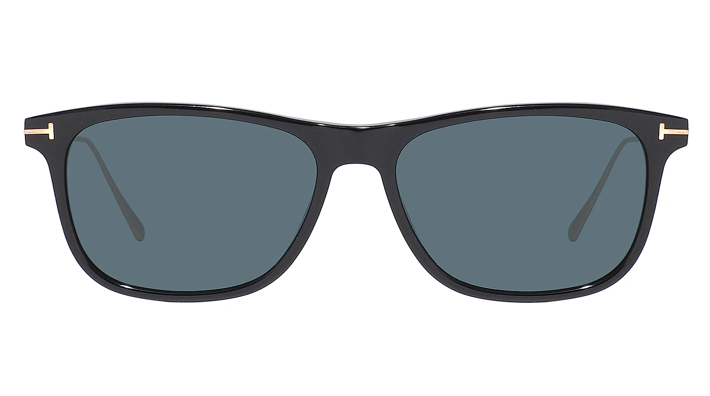 Итальянские пластиковые очки Tom Ford CALEB 813 01V фото 2