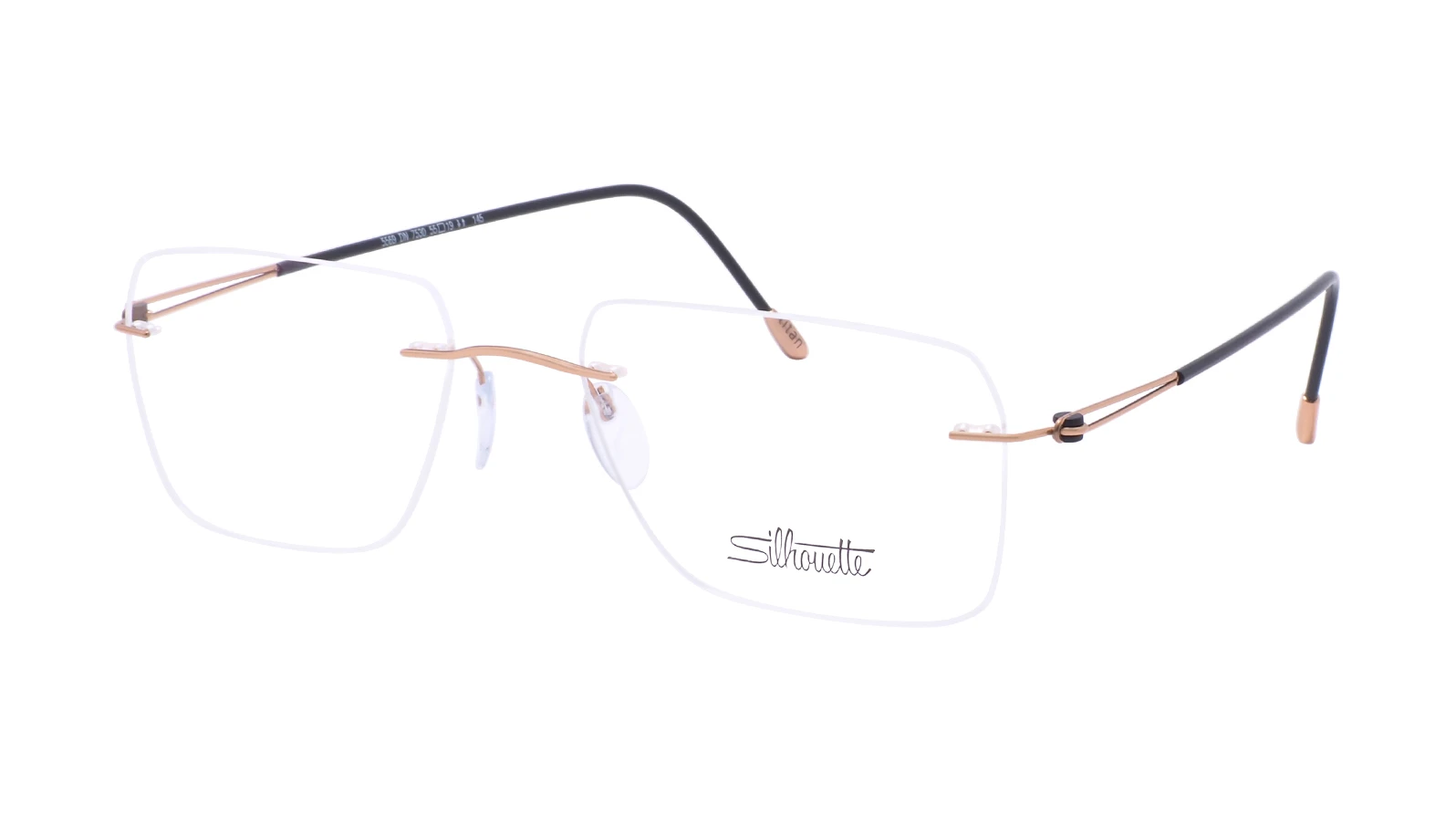 Оправа для очков Silhouette LiteSpirit Rimless 5569 DN 7530 оригинальный размер фото 1