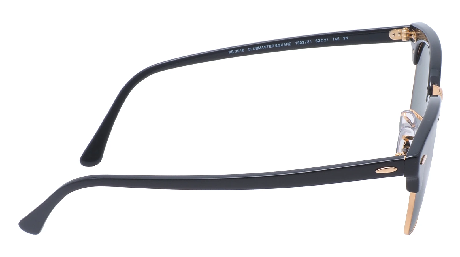 Мужские солнцезащитные очки Ray-Ban Clubmaster Square RB 3916 130331 оригинальный размер фото 3