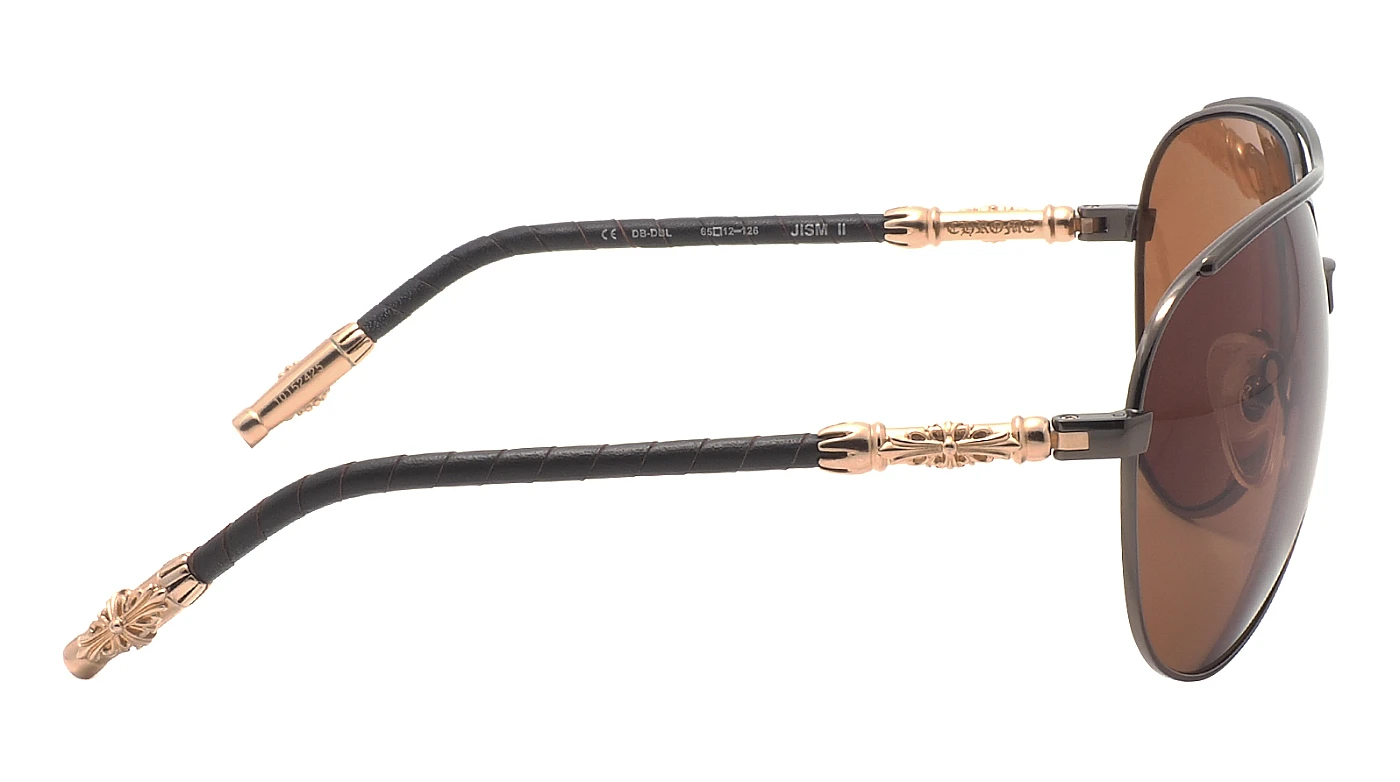Женские солнцезащитные очки Chrome Hearts Jism II DB DBL фото 3