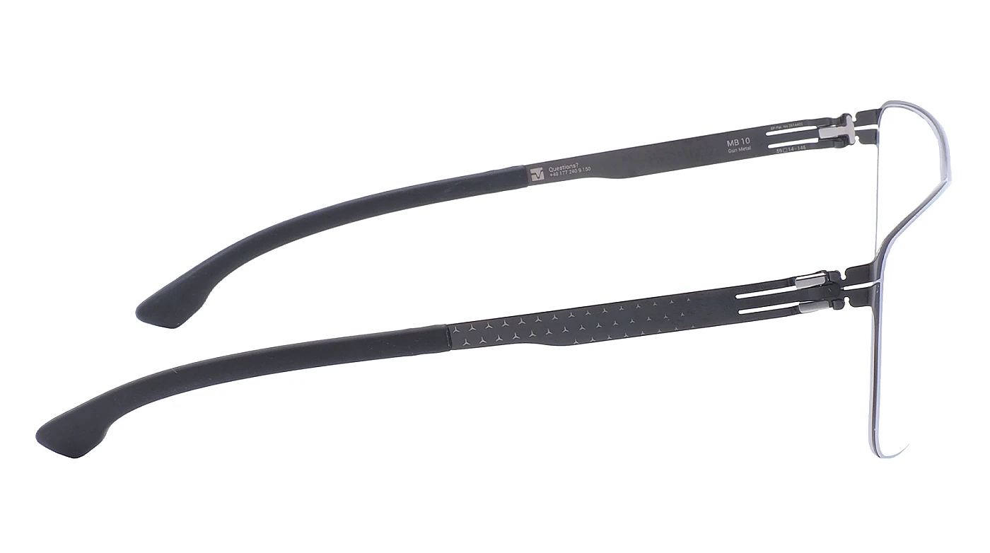 Оправа для очков для зрения Ic! Berlin MB 10 Gun-Metal Black фото 3