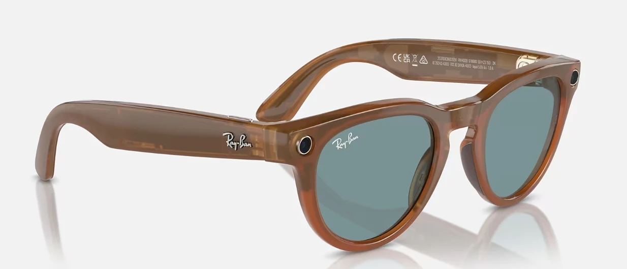 Мужские солнцезащитные очки Ray-Ban Meta Headliner 4009 6706/80 оригинальный размер фото 3