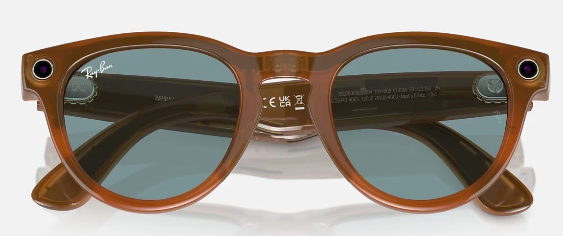Мужские солнцезащитные очки Ray-Ban Meta Headliner 4009 6706/80 оригинальный размер фото 4