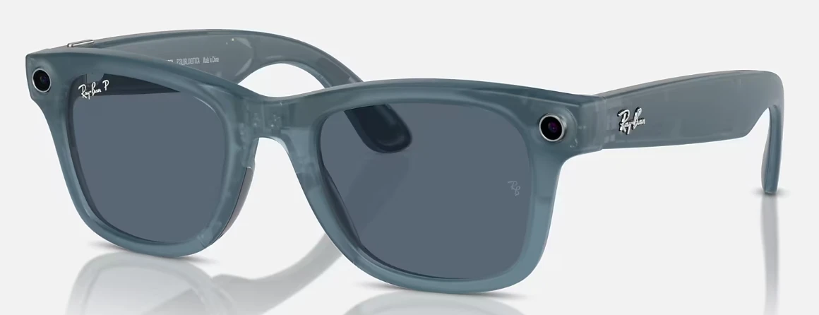 Солнцезащитные очки Ray-Ban Meta Wayfarer 4006 6755/2V оригинальный размер фото 1