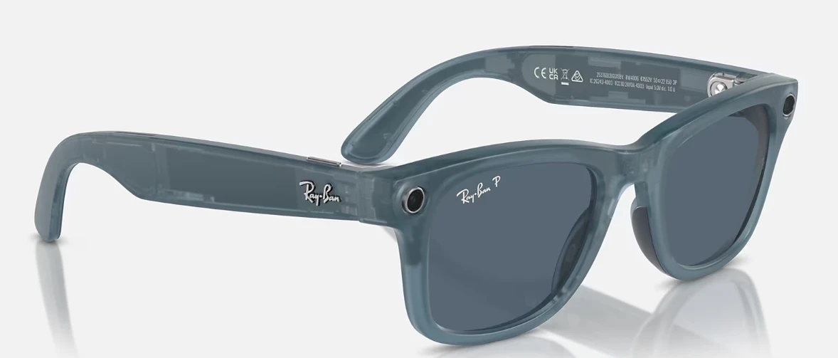 Солнцезащитные очки Ray-Ban Meta Wayfarer 4006 6755/2V оригинальный размер фото 3