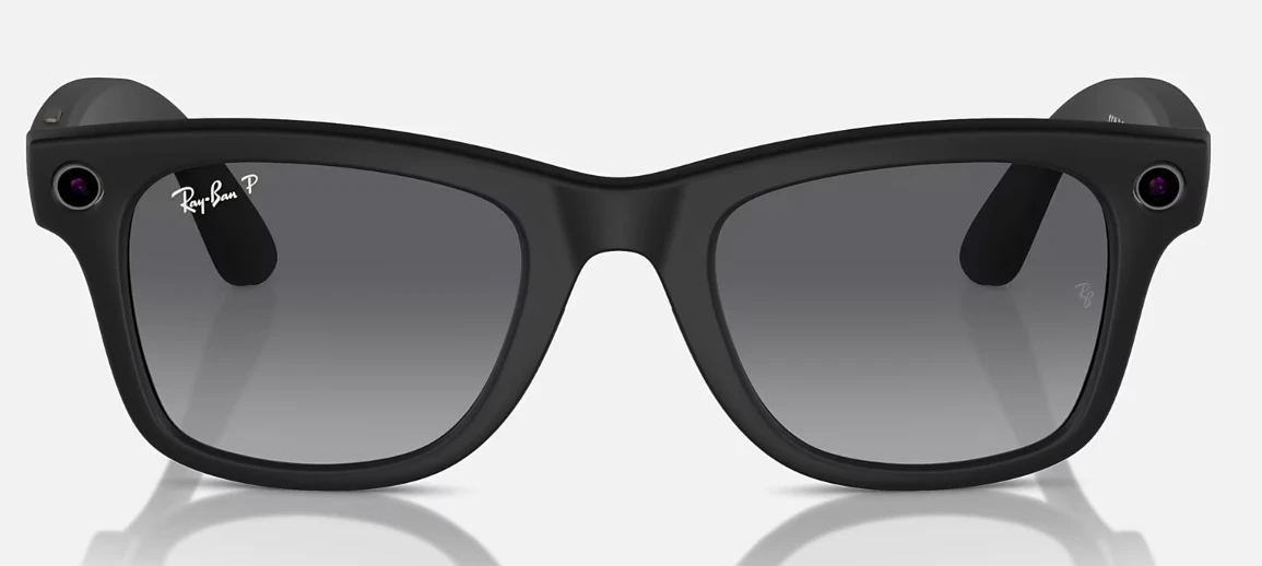 Мужские солнцезащитные очки Ray-Ban Meta Wayfarer 4006 601S/T3 оригинальный размер фото 2