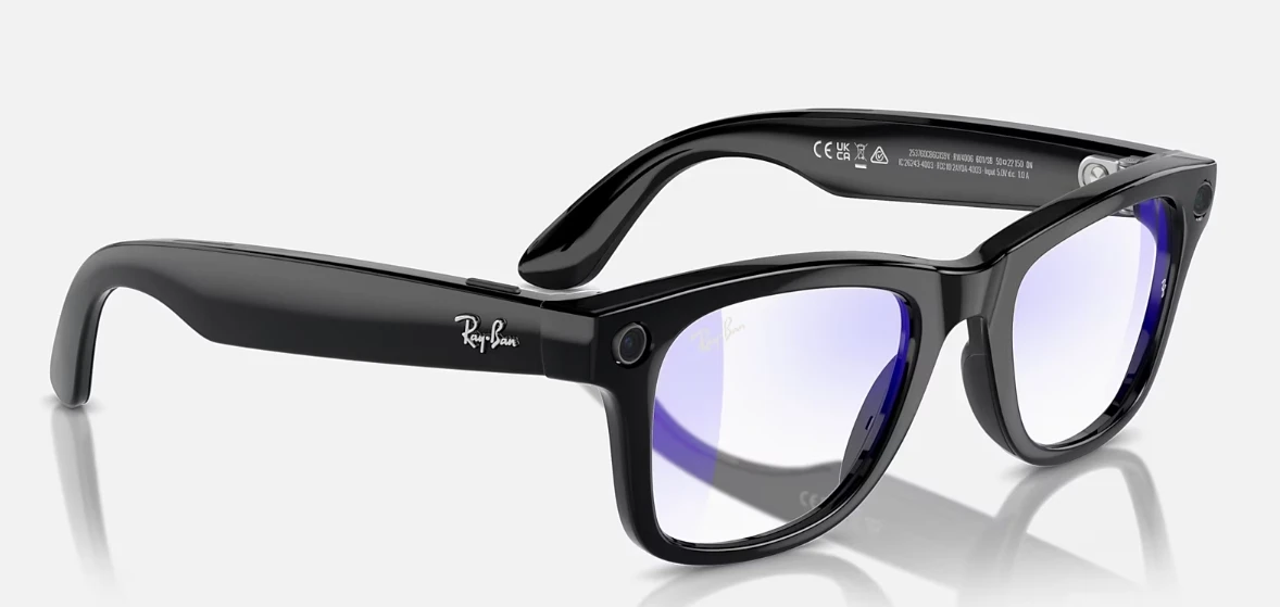 Очки Ray-Ban Meta Wayfarer 4006 601/SB оригинальный размер фото 3