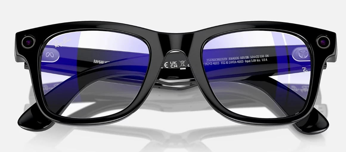 Очки Ray-Ban Meta Wayfarer 4006 601/SB оригинальный размер фото 4