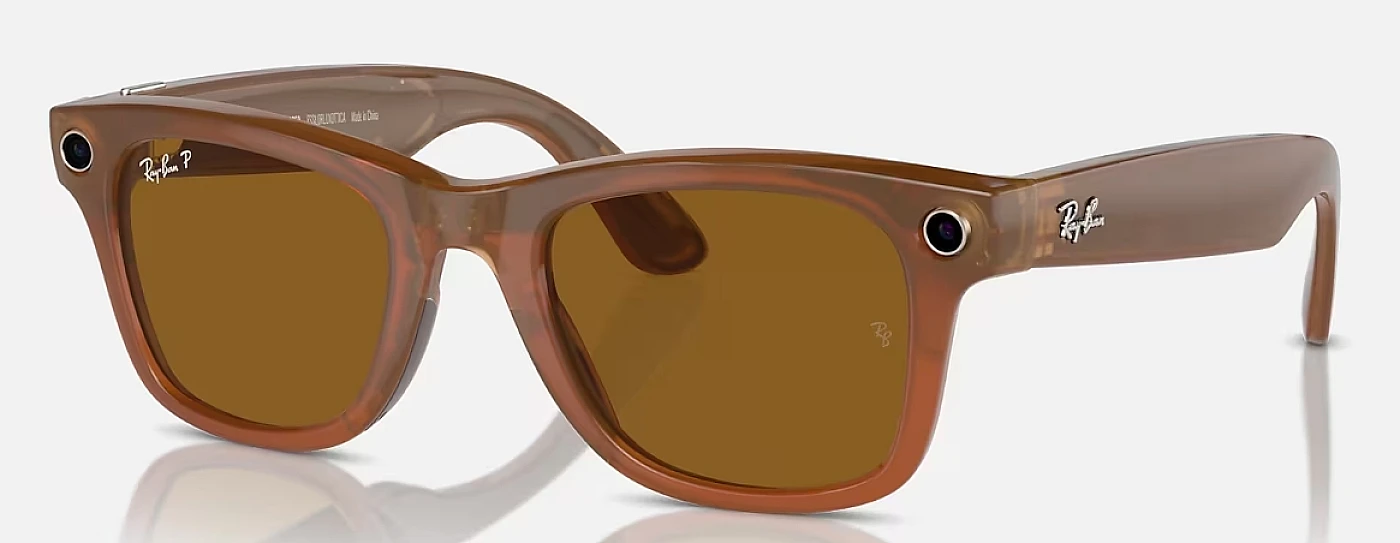 Мужские солнцезащитные очки Ray-Ban Meta Wayfarer 4006 6706/83 фото 1