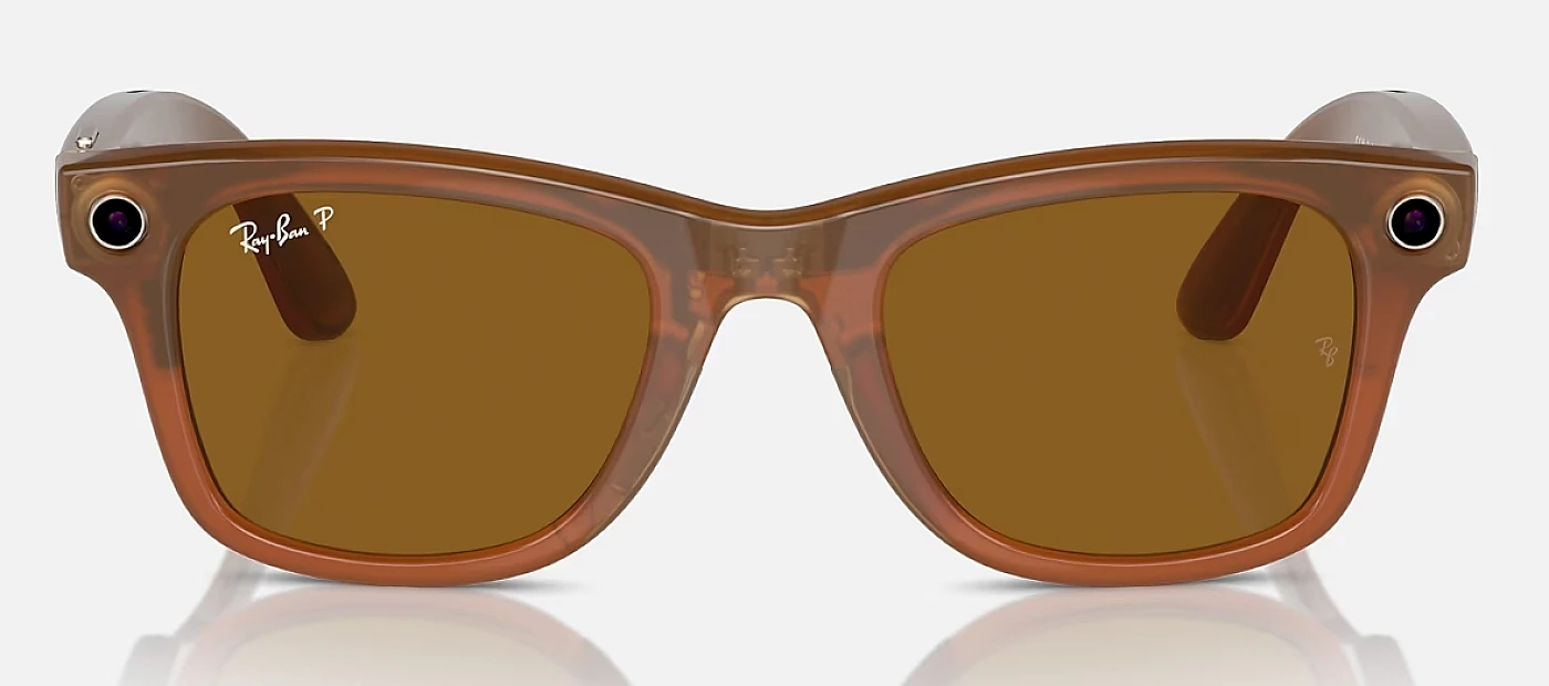 Мужские солнцезащитные очки Ray-Ban Meta Wayfarer 4006 6706/83 фото 2