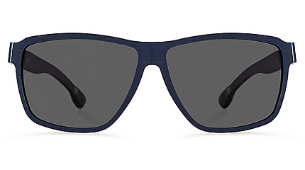 Ic! Berlin IB-Alpha :True-Blue-Rough :Chrome :True Blue Matt :Grey Polarized :Mittwoch Long