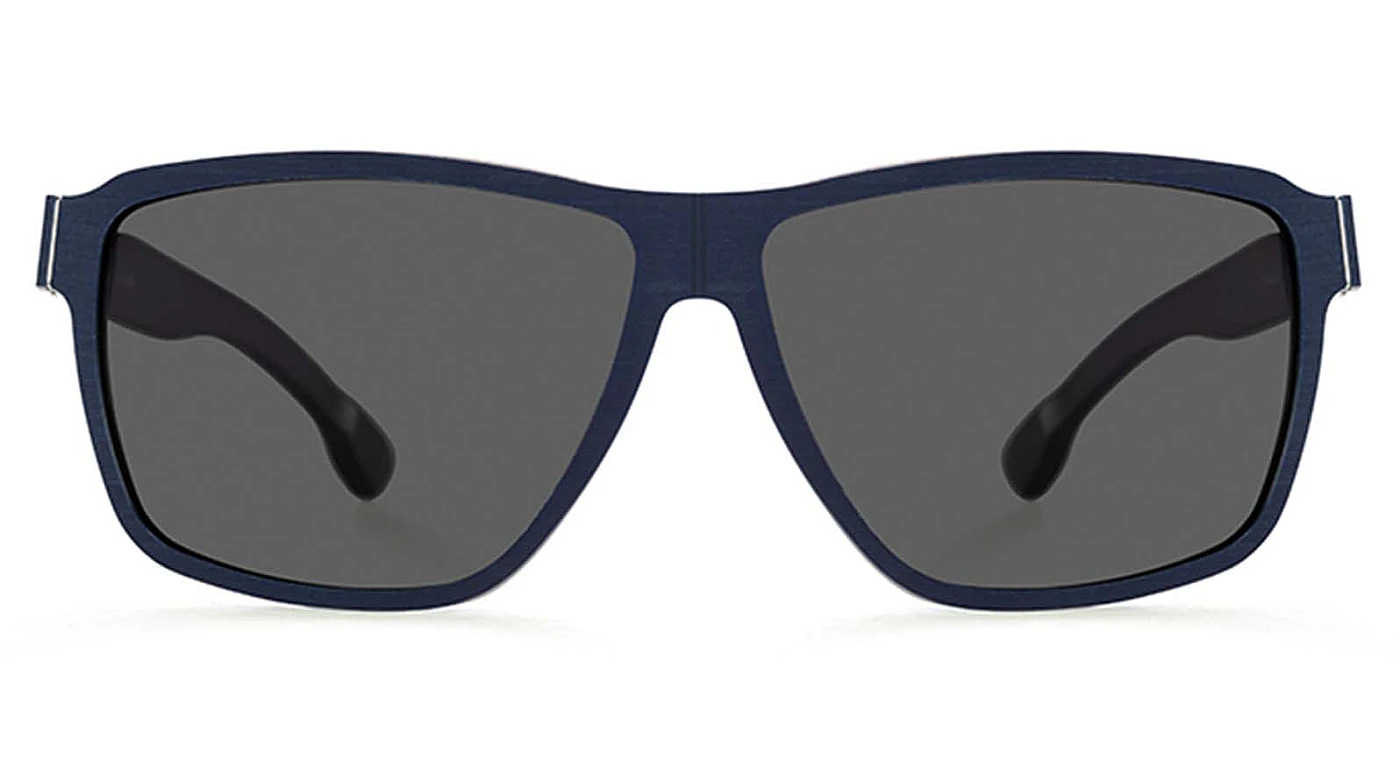 Солнцезащитные очки Ic! Berlin IB-Alpha :True-Blue-Rough :Chrome :True Blue Matt :Grey Polarized :Mittwoch Long фото 2