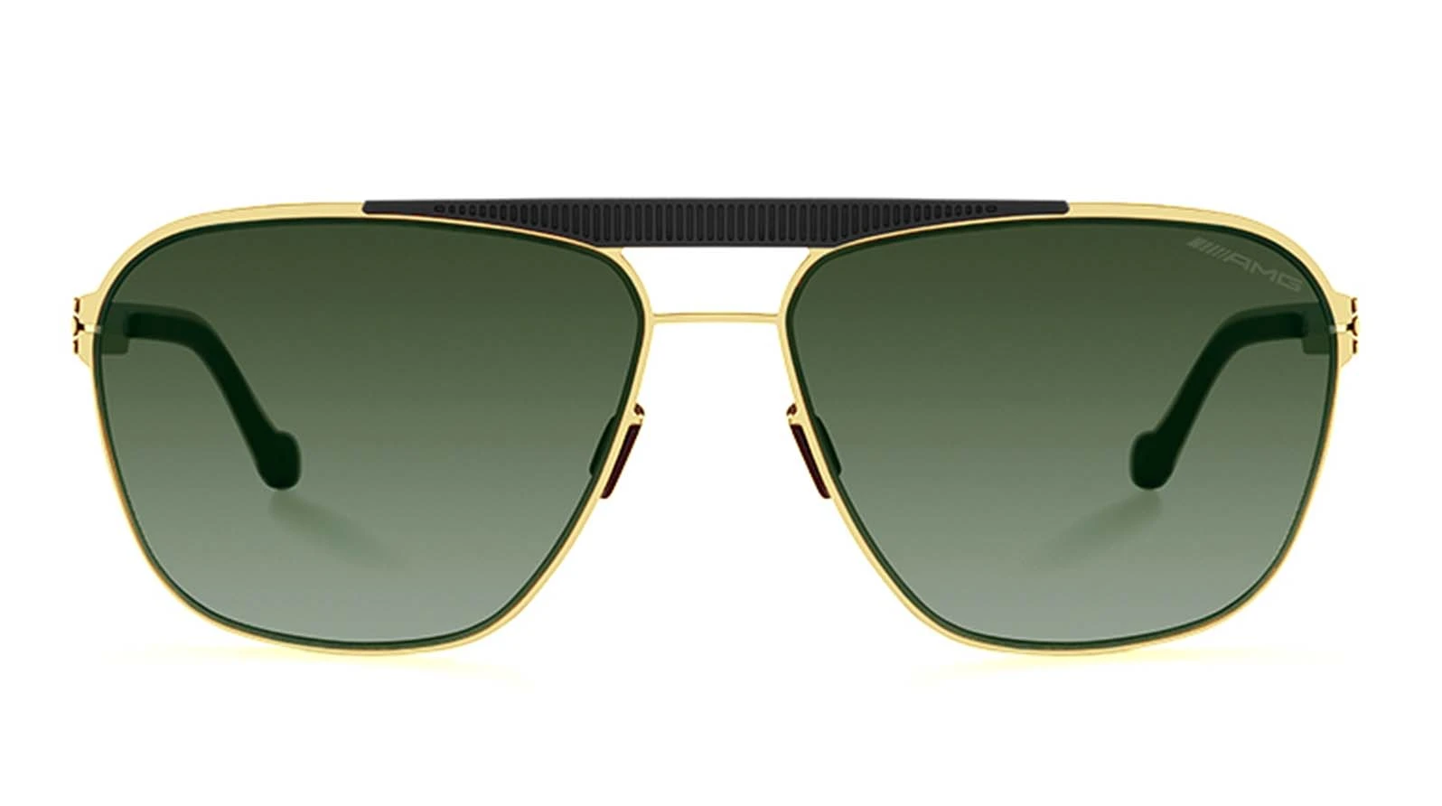 Мужские очки Ic! Berlin IB-AMG 01 Lamelle :Raceline-Gold :Rosé-Gold :Black :Green Polarized :Rubber оригинальный размер фото 1