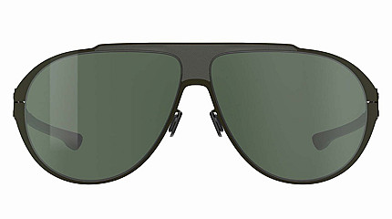 Ic! Berlin IB-Carson :Gun-Metal :Black :Green Polarized :Donnerstag