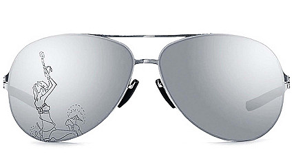 Ic! Berlin IB-Christian s. raf (flex), crome :silver mirrored