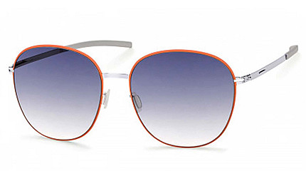 Ic! Berlin IB-Coho :Peach Silver Circle :Fashion-Silver :Light Grey :Black-Clear :Flex