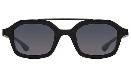 Ic! Berlin IB-Graham :Ecoblack-Rough-Black :Black-Matt :Black to Grey :Mittwoch Long