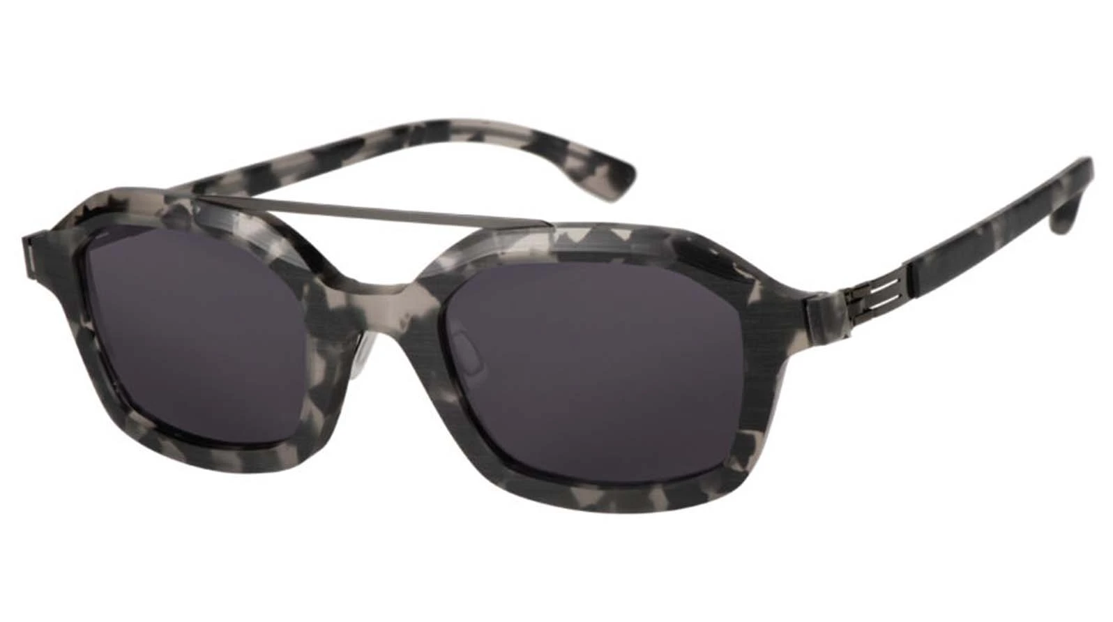 Мужские очки Ic! Berlin IB-Graham :Ecocloud-Rough-Gun-Metal :Ecocloud Matt :Black :Mittwoch Long оригинальный размер фото 1
