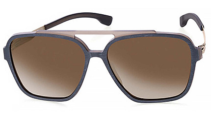 Ic! Berlin IB-Henrik B. L. :Rocky-Grey-Rough :Bronze :Rocky Grey-Matt :Dark-Brown-Mirrored-Polarized :Mittwoch