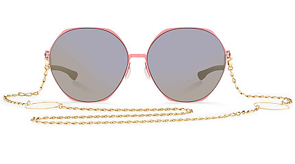 Ic! Berlin IB-Ku'Damm :Flamingo Rose: Rosé-Gold :Nougat:Quicksilver :Step-incl.Necklace