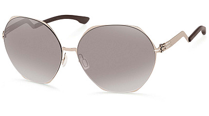 Ic! Berlin IB-Ku'Damm :Shiny Bronze :Nougat :Brown-Sand Mirrored :Step