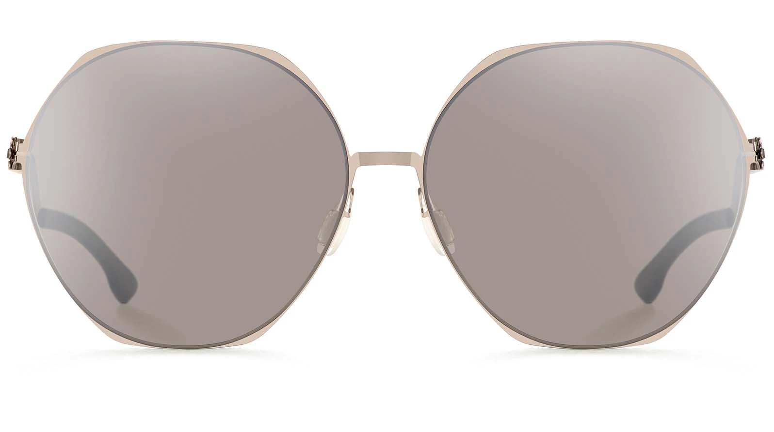 Солнцезащитные очки Ic! Berlin IB-Ku'Damm :Shiny Bronze :Nougat :Brown-Sand Mirrored :Step оригинальный размер фото 2