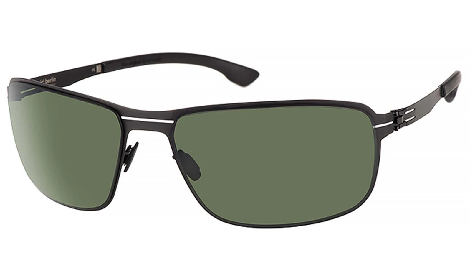 Мужские очки Ic! Berlin IB-Lance :Black :Green Polarized :Donnerstag оригинальный размер фото 1
