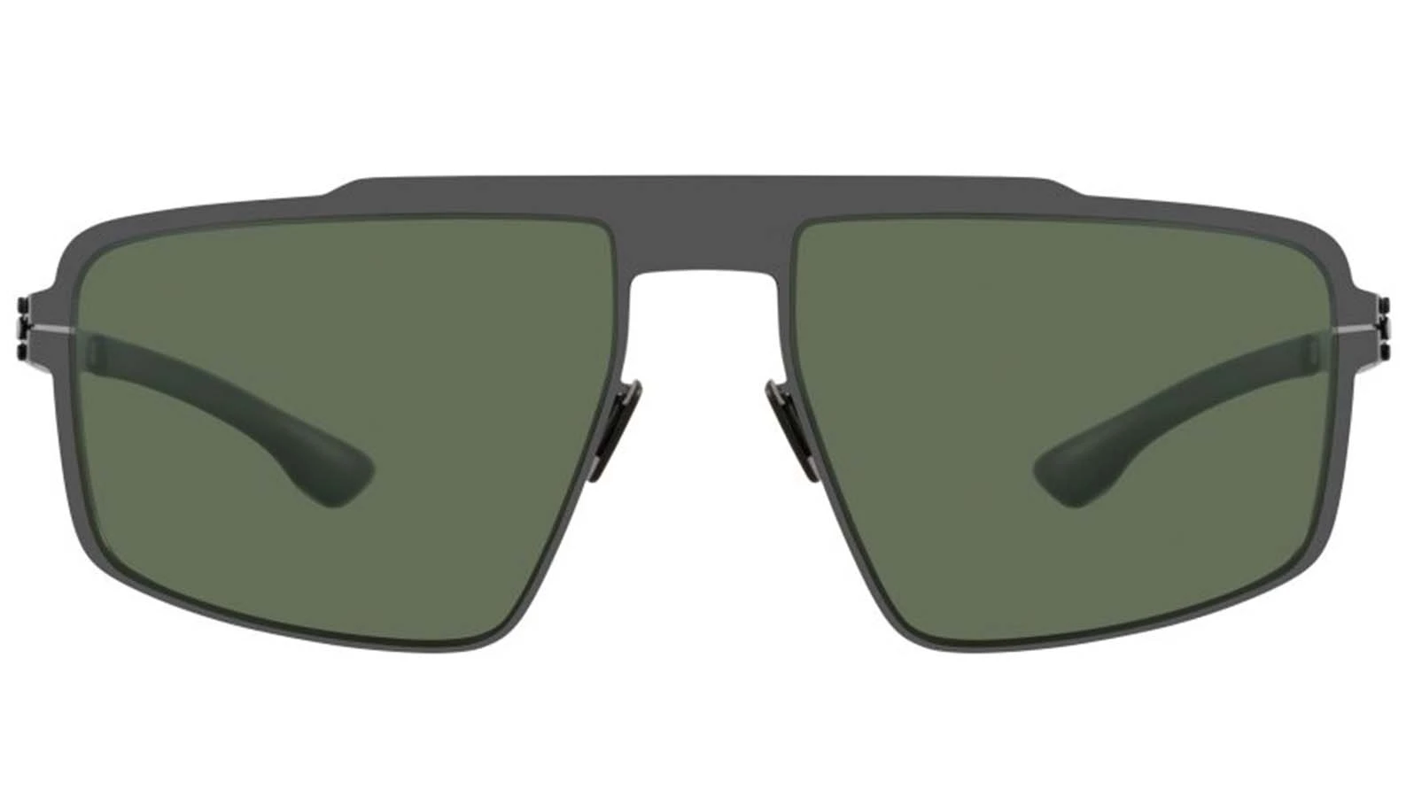 Мужские очки Ic! Berlin IB-MB 16 :Gun-Metal :Black :Green Polarized :Donnerstag оригинальный размер фото 2