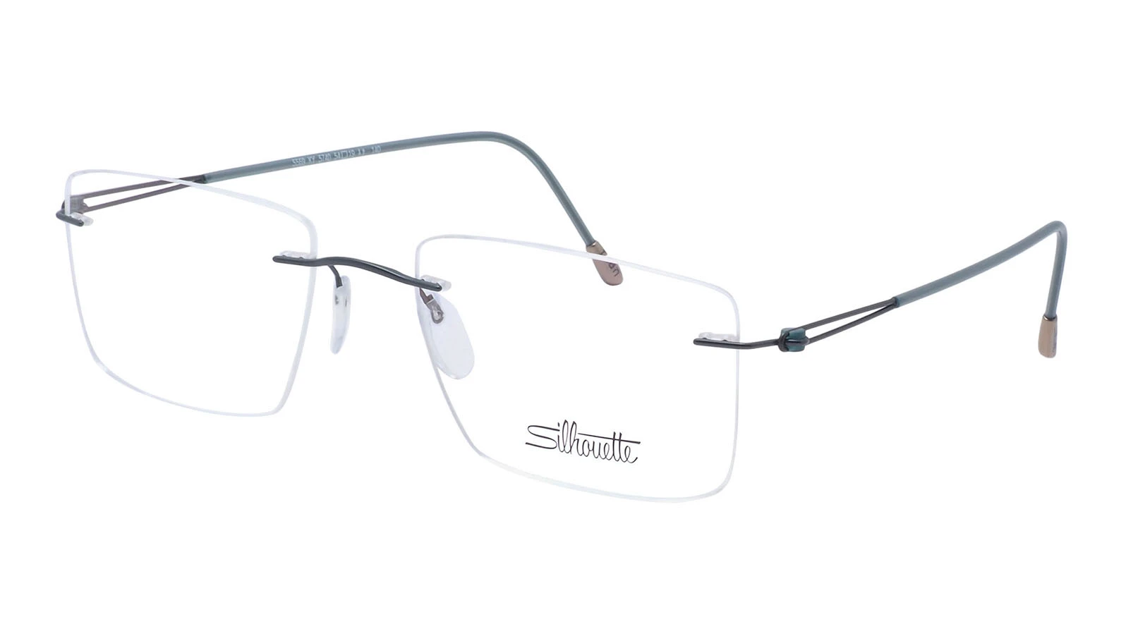 Оправа для очков для зрения Silhouette LiteSpirit Rimless 5569 KY 5740 54/19 оригинальный размер фото 1