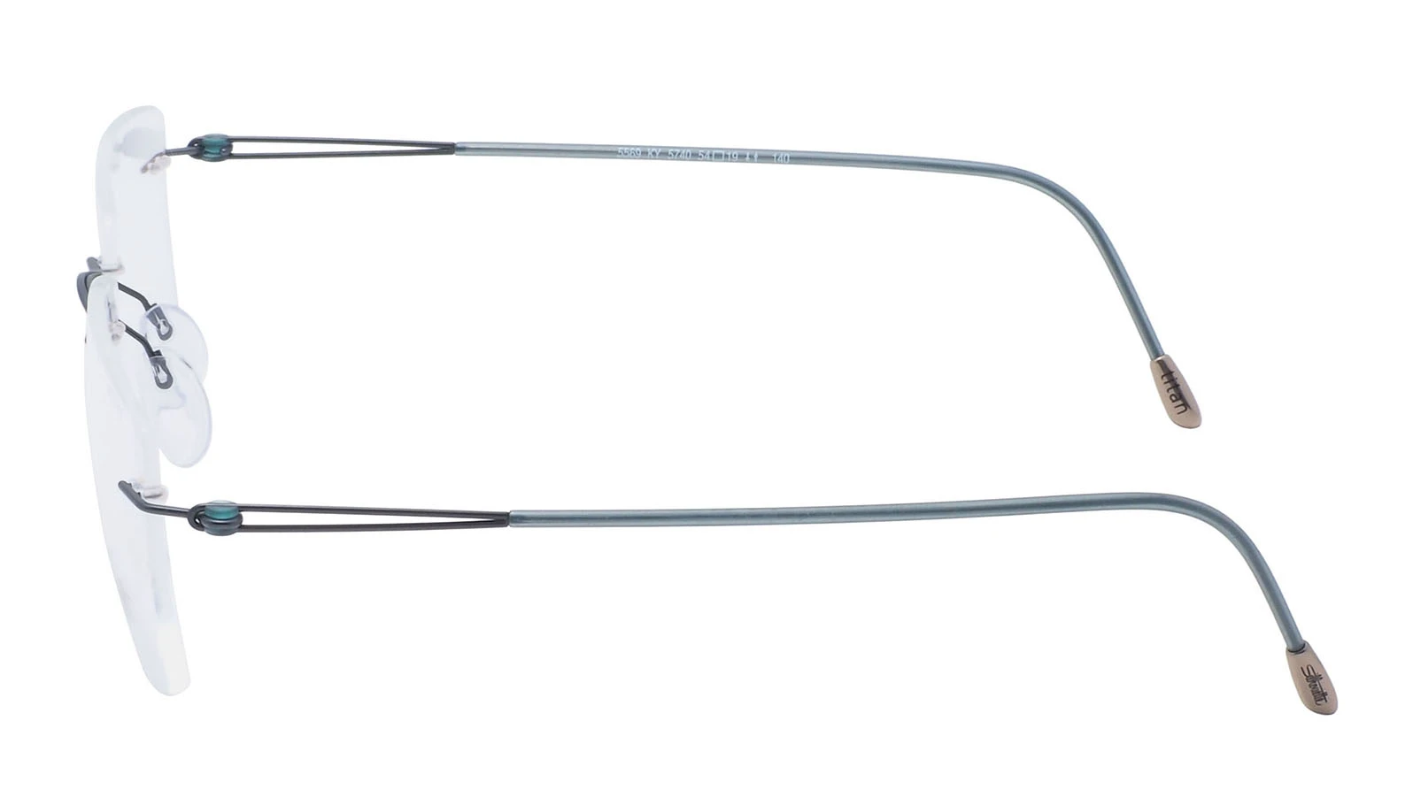 Оправа для очков для зрения Silhouette LiteSpirit Rimless 5569 KY 5740 54/19 оригинальный размер фото 4