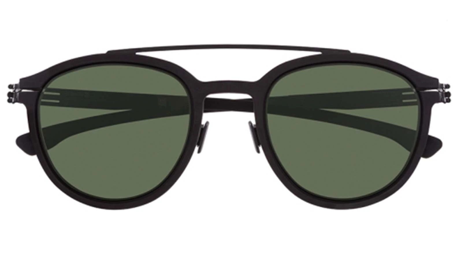 Солнцезащитные очки Ic! Berlin IB-No-Comply :Black :Green Polarized :Rubber оригинальный размер фото 1