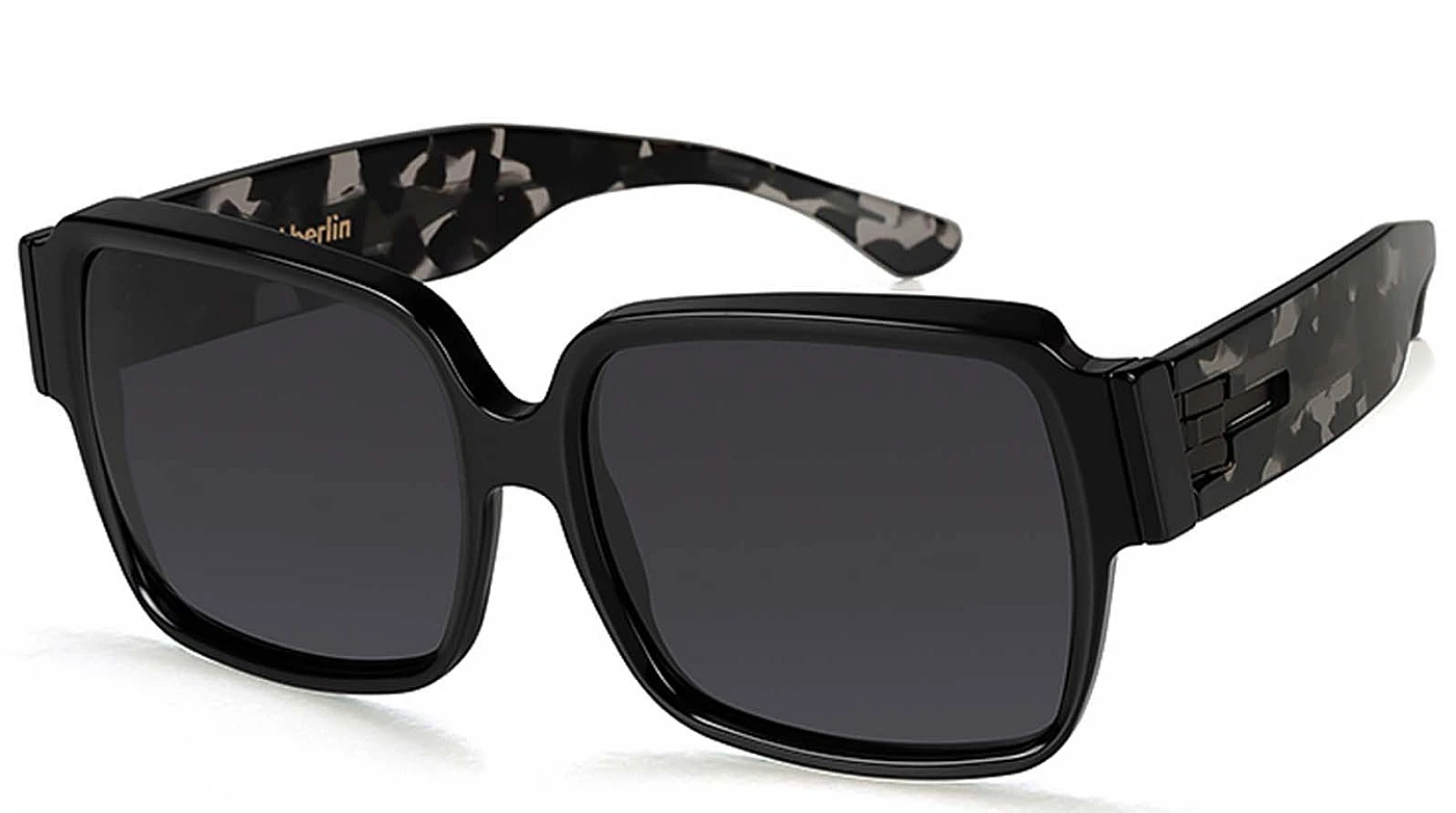 Женские солнцезащитные очки Ic! Berlin IB-Sara :Ecoblack :Black :Ecocloud :Acetat фото 1