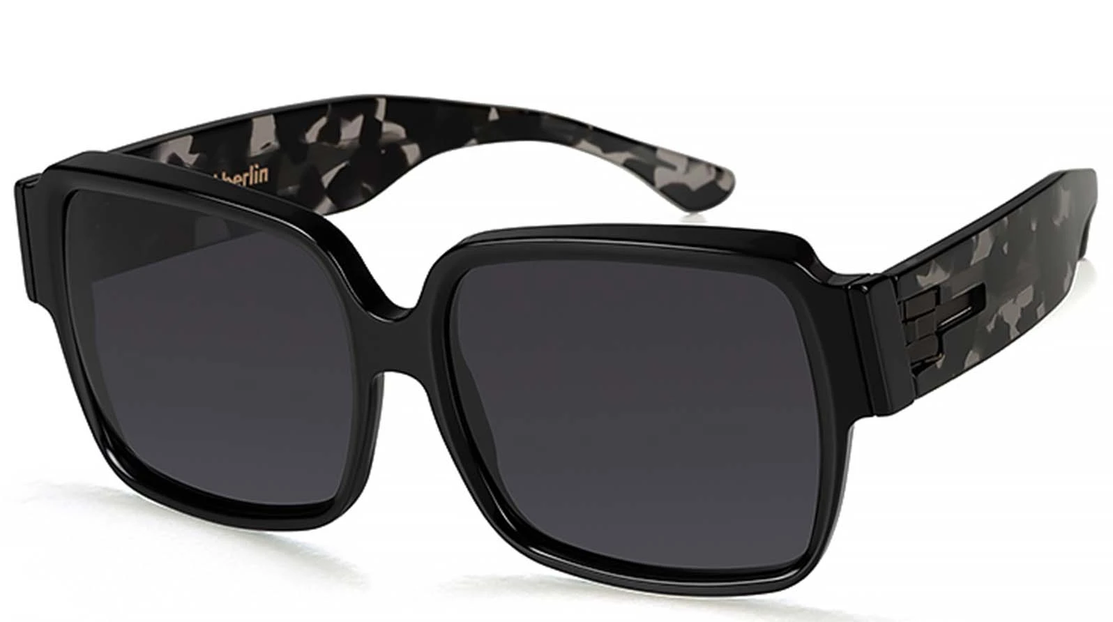Женские солнцезащитные очки Ic! Berlin IB-Sara :Ecoblack :Black :Ecocloud :Acetat оригинальный размер фото 1