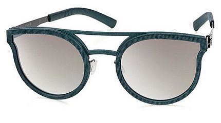 Ic! Berlin IB-Utopia Matrix :Gun-Metal-Ivy-Green :Brown-Sand Mirrored :Plotic-Vario