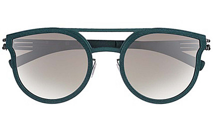Ic! Berlin IB-Utopia Matrix :Gun-Metal-Ivy-Green :Brown-Sand Mirrored :Plotic-Vario