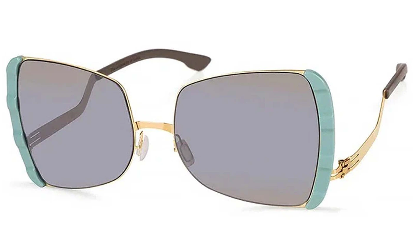 Женские солнцезащитные очки Ic! Berlin IB-VIP :Matt-Gold-Pistachio :Warm Grey :Quicksilver :Step фото 1
