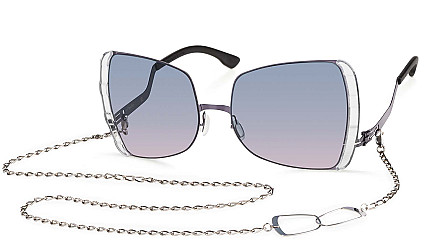 Ic! Berlin IB-VIP :Shiny-Aubergine-Crystal-Clear :Black :Blueberry Gradient :Step