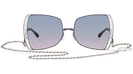 Ic! Berlin IB-VIP :Shiny-Aubergine-Crystal-Clear :Black :Blueberry Gradient :Step