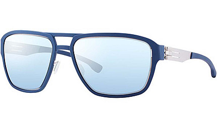 Ic! Berlin IB-Wipeout :Pearl-Blue :Teal Mirrored :Rubber
