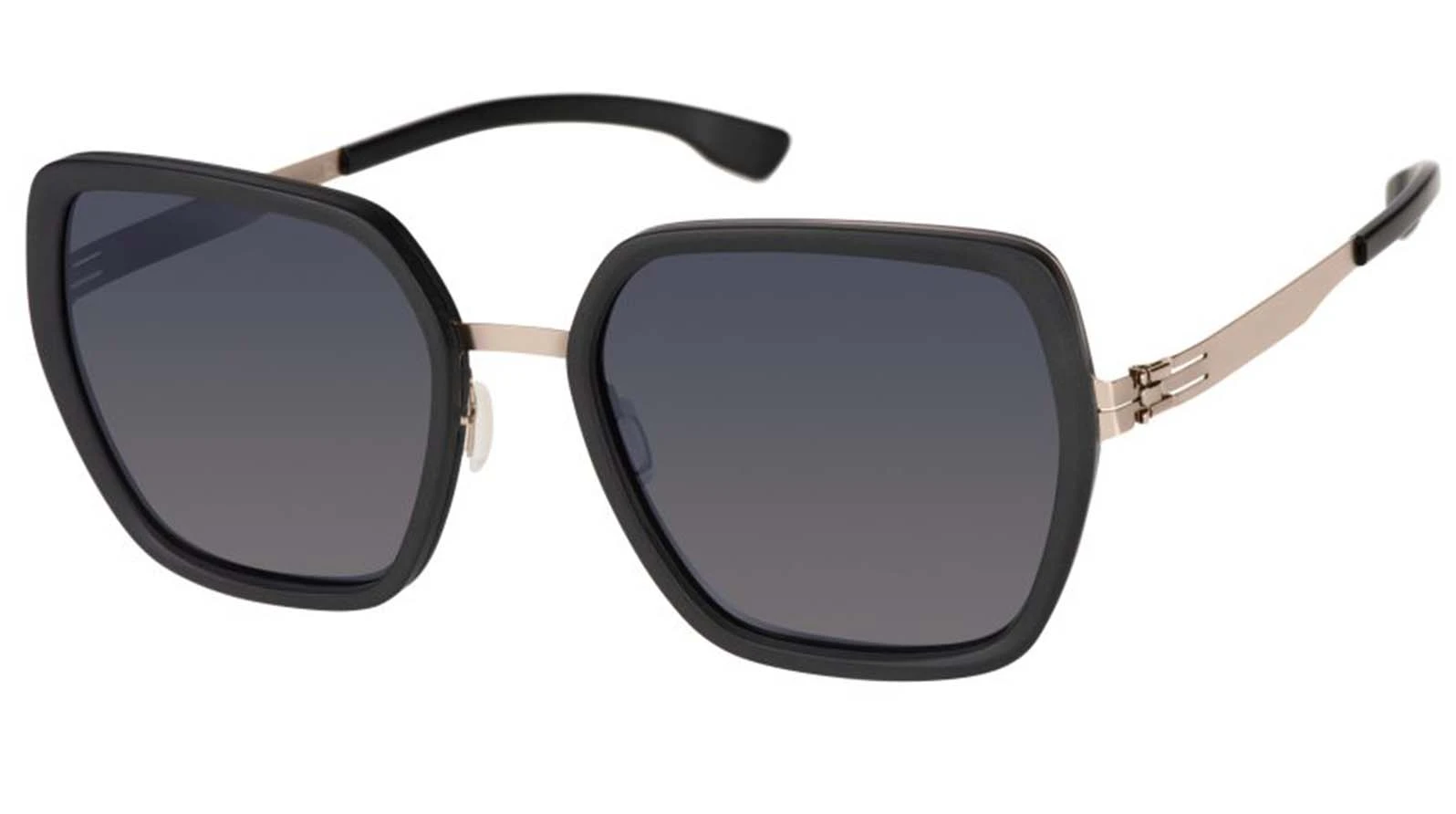 Солнцезащитные очки Ic! Berlin IB-Zoe S. :Bronze-Black-Matt :Black to Grey :Mittwoch оригинальный размер фото 1