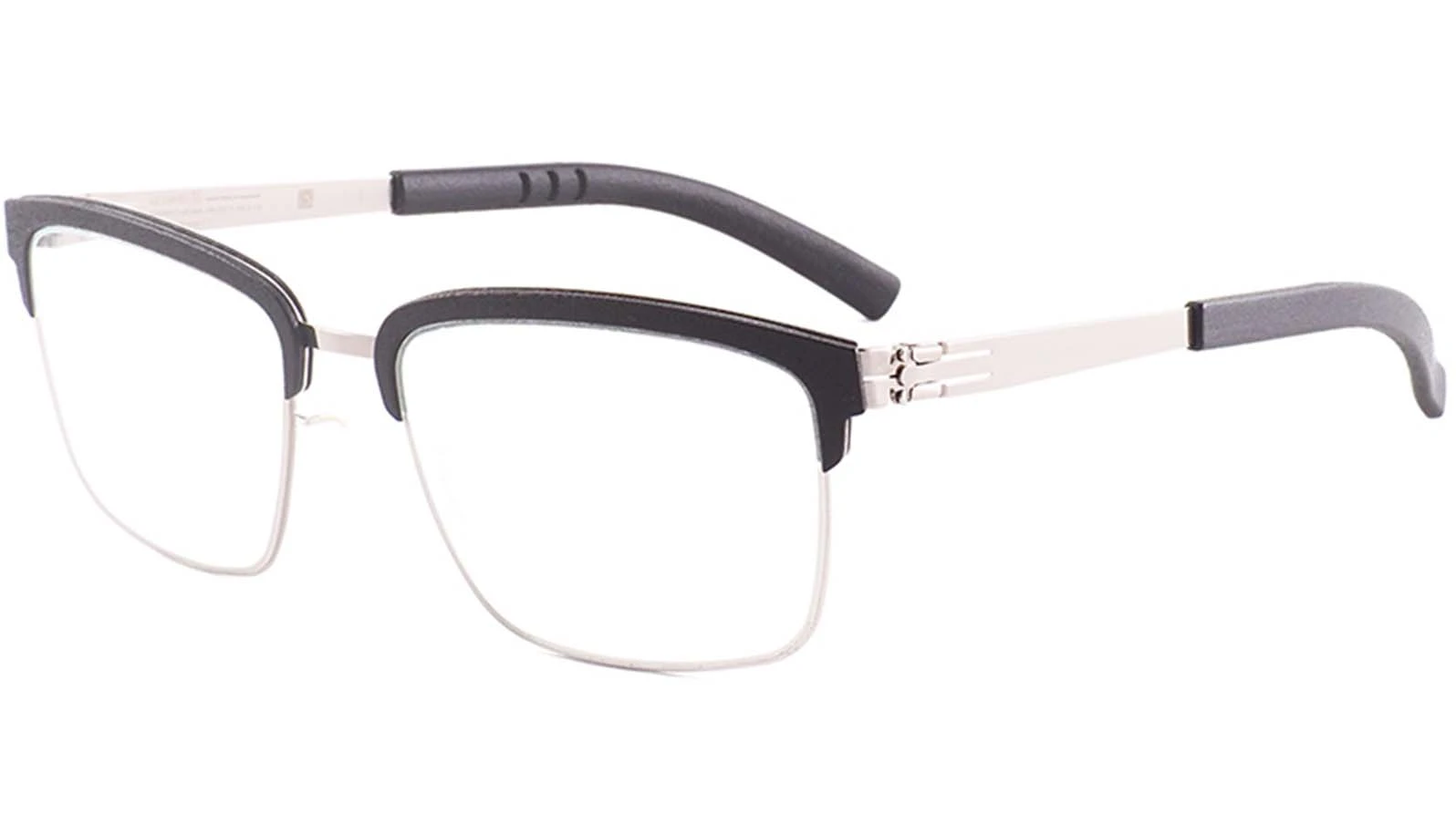 Оправа Ic! Berlin IB-Downtown :Chrome-Black :RX-Clear :Plotic-Vario оригинальный размер фото 1