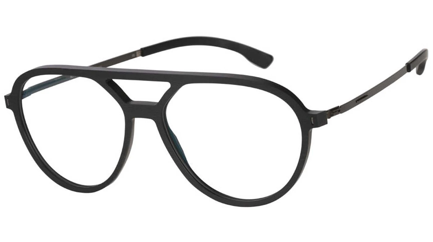 Оправа для очков Ic! Berlin IB-Harper :Black-Rough :Gun-Metal :Black-Matt :RX-Clear :Mittwoch Small фото 1