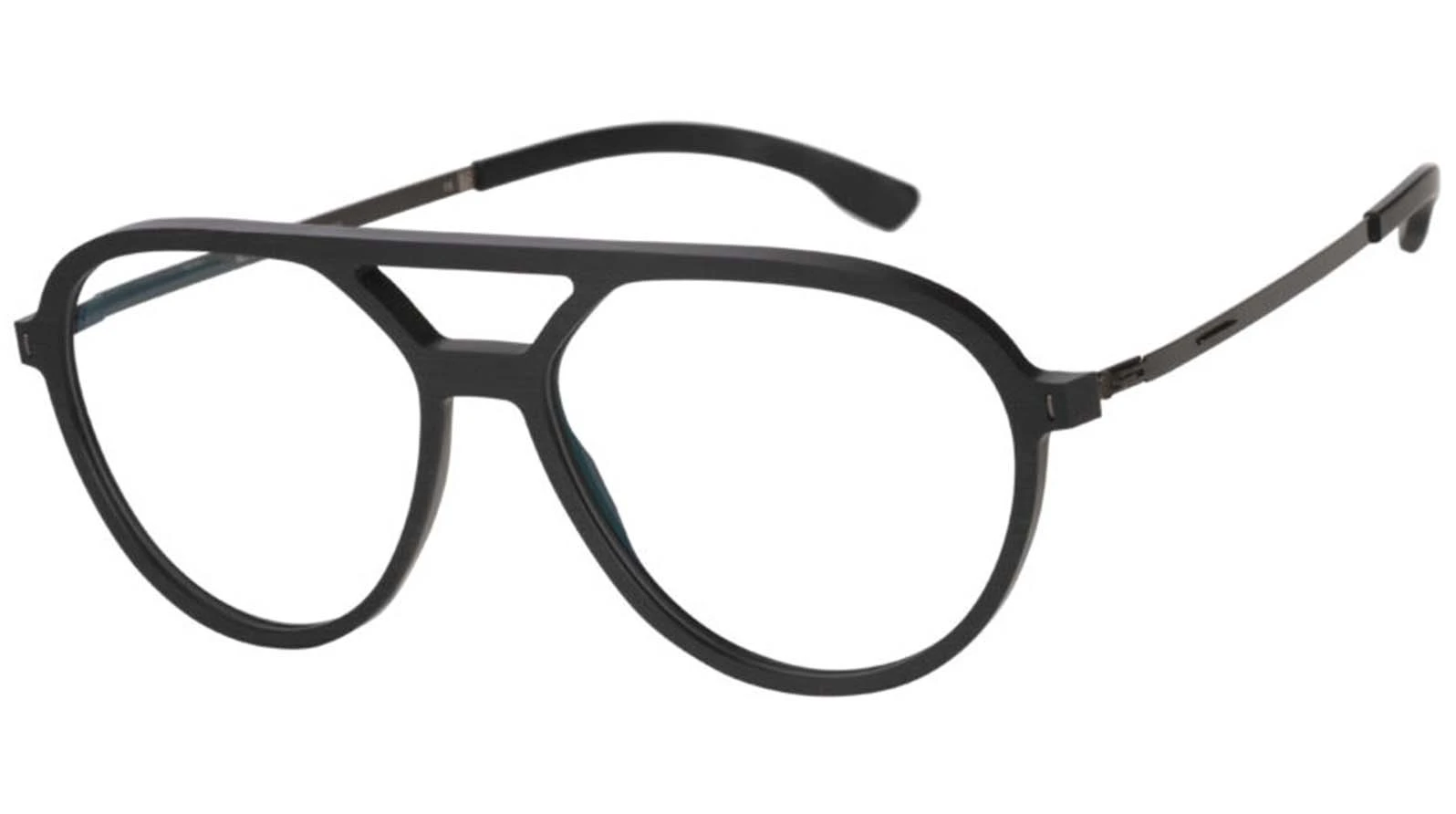 Оправа для очков Ic! Berlin IB-Harper :Black-Rough :Gun-Metal :Black-Matt :RX-Clear :Mittwoch Small оригинальный размер фото 1