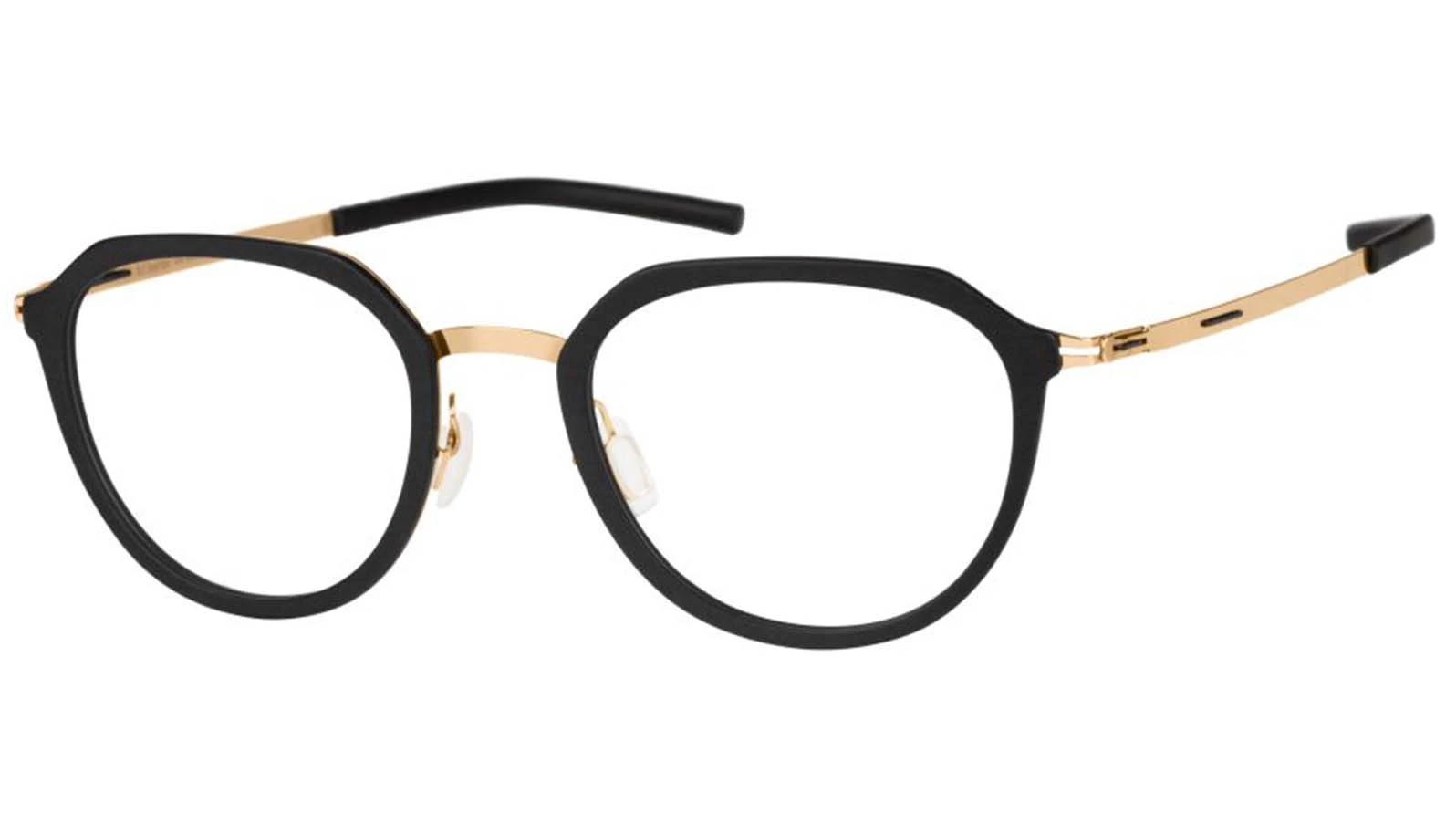 Оправа для очков для зрения Ic! Berlin IB-Juna :Rose-Gold-Black-Matt :RX-Clear :Flex оригинальный размер фото 1