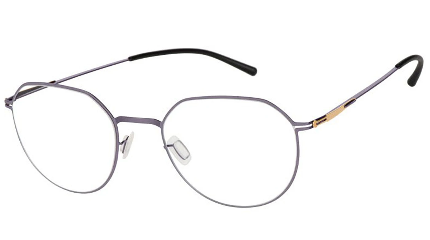Оправа для очков для зрения Ic! Berlin IB-Lio :Aubergine :Black :RX-Clear :Silk Pure фото 1