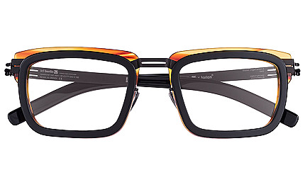 Ic! Berlin IB-VegeTarian 3 :Black-E :Obsidian :RX-Clear :Acetat