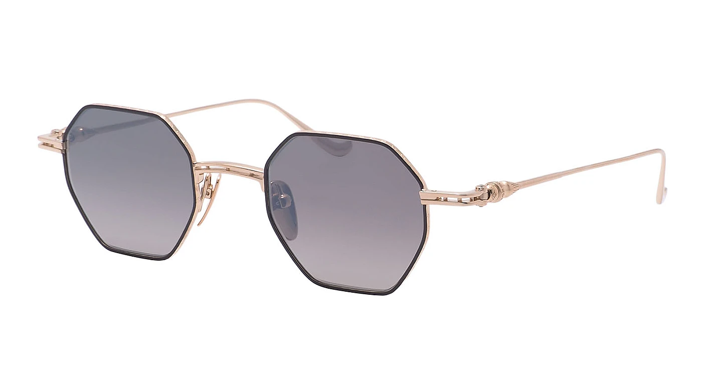 Унисекс солнцезащитные очки Chrome Hearts Evaculation MBK/GP фото 1