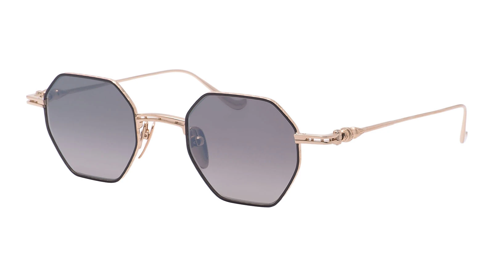Унисекс солнцезащитные очки Chrome Hearts Evaculation MBK/GP оригинальный размер фото 1